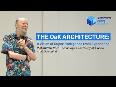 L'architecture OaK : La vision de Rich Sutton pour la superintelligence | Amii