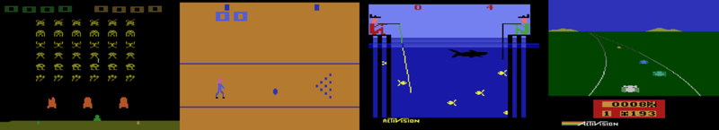 Environnement d'apprentissage Arcade Jeux Atari 2600